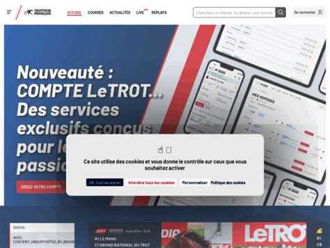 letrot calendrier|letrot site officiel.